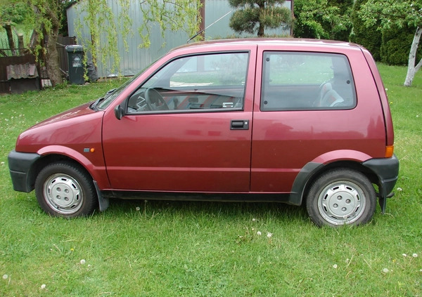 Fiat Cinquecento cena 9500 przebieg: 88000, rok produkcji 1992 z Poddębice małe 106